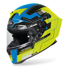 CASCO HELMET GP550 S CHALLENGE BLUE/YELLOW MATT